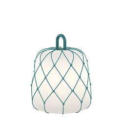 Shade cover for Outdoor LED Battery luminaire COSTA 2.0 - ROPE 2.0, braided, water blue