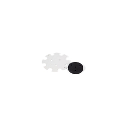 Accessory for SHIEK 4.0 / 5.0 - ceiling canopy round for 3 Pendant luminaires, black