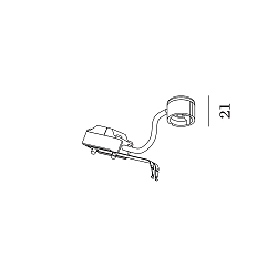 GU10 Socket for PAR16 lamp, IP20, 220-240V AC