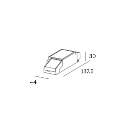 LED Treiber, IP20, 700mA, 30W, Phasenabschnitt dimmbar 0-100%