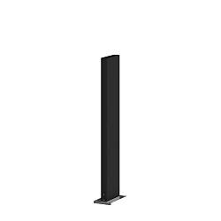 Poller f�r Wegeleuchte POLE 670 B with fixation plate, eckig, schwarz
