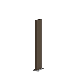 Poller f�r Wegeleuchte POLE 670 Q with fixation plate, eckig, bronze