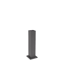 Poller f�r Wegeleuchte LINUS POLE 350 D incl. base, eckig, grau
