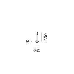 Poller f�r Wegeleuchte STIPO POLE 200 A incl. Base, zylindrisch, anthrazit