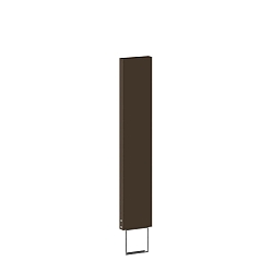 Poller f�r Wegeleuchte POLE 670 Q with concrete ground fixation, eckig, bronze