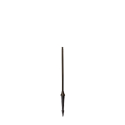 Poller f�r Wegeleuchte SWAM STRAIGHT POLE 400 Q incl. base and ground spike, zylindrisch, bronze