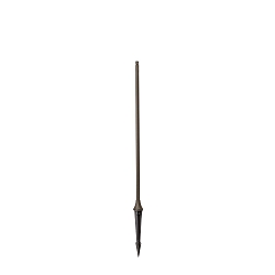 Poller f�r Wegeleuchte SWAM STRAIGHT POLE 600 Q incl. base and ground spike, zylindrisch, bronze