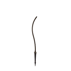 Poller f�r Wegeleuchte SWAM CURVED POLE 600 Q incl. base and ground spike, zylindrisch, bronze