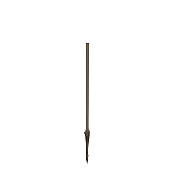 Poller f�r Wegeleuchte KIOSK POLE 600 Q incl. base and ground spike, zylindrisch, bronze