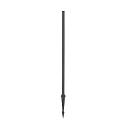 Poller f�r Wegeleuchte KIOSK POLE 800 A incl. base and ground spike, zylindrisch, anthrazit