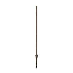Poller f�r Wegeleuchte KIOSK POLE 800 Q incl. base and ground spike, zylindrisch, bronze