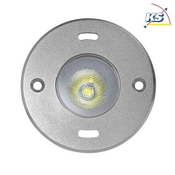 LED Einbau-Scheinwerfer / Unterwasserleuchte, 20° Medium Spot, 1 POW-LED, 5W, IP68/IP69, Edelstahl