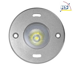 LED Einbau-Scheinwerfer / Unterwasserleuchte, 20° Medium Spot, 1 Multichip POW-LED, 4W, IP68/IP69, Edelstahl