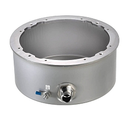 Recessed housing for swimming pool spot, installation � 19,6cm, stainless steel