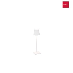 battery table lamp POLDINA MICRO IP65, white dimmable