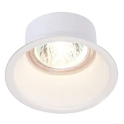 Einbau-Downlight DORENDO GU10 QPAR51, Ø 8.3cm, blendreduziert, Weiss