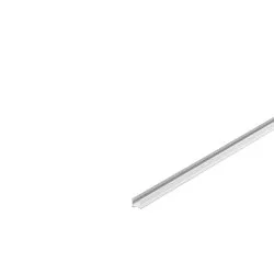 GRAZIA 10 LED Aufbauprofil, Standard, Gerillt, 200cm, Weiß