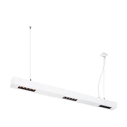 Premium-LED Pendelleuchte Q-LINE PD, 100cm, für BAP, 45W, TRIAC dimmbar, Weiß, 3000K 2100lm