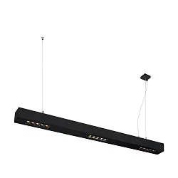 Premium-LED Pendelleuchte Q-LINE PD, 100cm, für BAP, 45W, TRIAC dimmbar, Schwarz, 4000K 2300lm