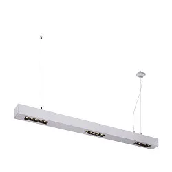 Premium-LED Pendelleuchte Q-LINE PD, 100cm, für BAP, 45W, TRIAC dimmbar, Silber, 4000K 2300 lm
