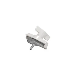 Zubehör für 3-Phasen Stromschiene S-TRACK - Pendelleuchten-Adapter, für 1 Drahtseil, mechanisch, weiß