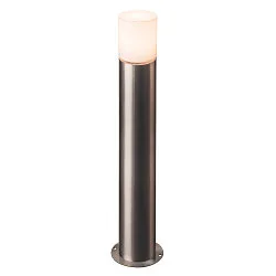 Pollerleuchte ROX ACRYL, IP65 IK02, zylindrisch, E27 max. 20W, Edelstahl 304 / Diffusor opalweiß, offenes Kabel, 90cm