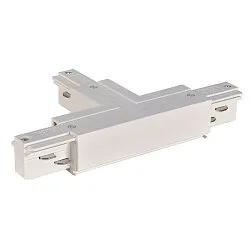 EUTRAC T-Verbinder 1 für 3-Phasen HV-Schiene, Erde links / innen, weiß