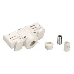 EUTRAC Pendelleuchten-Adapter für HV 3-Phasen Schiene, weiß