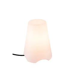 Outdoor Tischleuchte KIROCONE TL, IP44 IK04, E27 max. 60W, Weiß