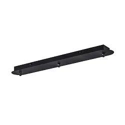 FITU 3er Rosette für FITU PD Pendelleuchten, LANG, max. 16A, Schwarz