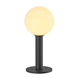 Outdoor Floorlamp GLOO PURE 44 Pole, E27, IP44 IK04, shade Ø 20cm, height 44cm, anthracite
