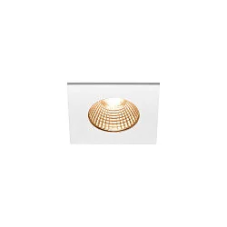 LED Outdoor Einbau-Downlight PATTA-I SQUARE DTW, IP65 IK02, 7.3W 1800-3000K 440lm, CRi 97, Dim-to-Warm, starr, weiß
