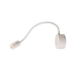 Premium-LED Displayleuchte DIO FLEX PLATE, mit Flex-Arm und Schalter, 1.9W 45°, 2700K 82lm, Weiß