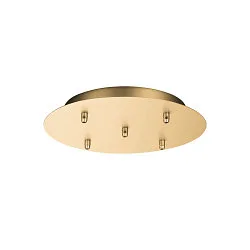 FITU 5er Rosette für FITU PD Pendelleuchten, RUND, max. 16A, Schwarz