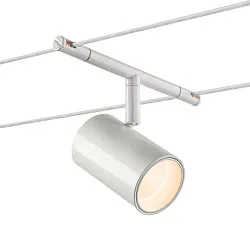 LED Seilleuchte NOBLO® SPOT für Niedervolt-Seilsystem TENSEO, IP20, 8.5W 2700K 36°, kardanisch (90° / 340°), weiß