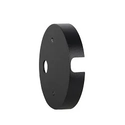 Mounting plate for wall-/ceiling luminaire NAUTILUS 25, black