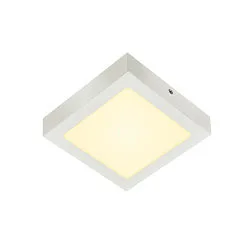 LED Wand-/Deckenleuchte SENSER 18 CW, eckig, 880lm, IP20, weiß, 12W 3000K