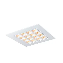 LED Deckeneinbauleuchte LED PAVONO 600x600, 100°, UGR 16, weiß, 3000K, 3200lm