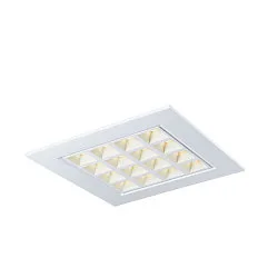 LED Ceiling recessed luminaire LED PAVONO 600x600, 100°, UGR 16, white, 4000K, 3350lm