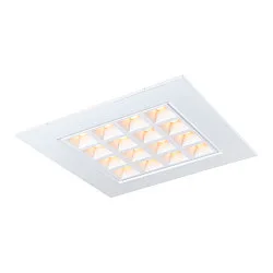 LED Deckeneinbauleuchte LED PAVONO 620x620, 100°, UGR 16, weiß, 3000K, 3200lm