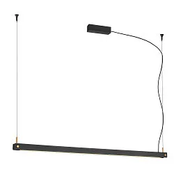 LED Pendelleuchte NOYA PD PHASE, CCT switch, 2700/3000K, 1861/2025lm, IP20, schwarz