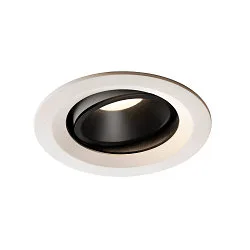 LED Ceiling recessed luminaire NUMINOS DL M, 4000K, IP20, rotatable / pivotable, 40°, 1600lm, UGR 20, white/black
