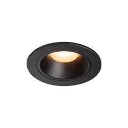 LED Deckeneinbauleuchte NUMINOS DL S, 2700K, IP20, 20°, 670lm, UGR 18, Schwarz / Schwarz