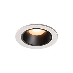 LED Deckeneinbauleuchte NUMINOS DL S, 2700K, IP20, 40°, 670lm, UGR 19, Weiß / Schwarz