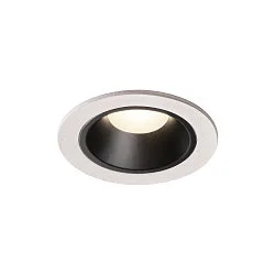 LED Ceiling recessed luminaire NUMINOS DL S, 4000K, IP20, 20°, 730lm, UGR 18, white/black