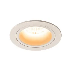 LED Ceiling recessed luminaire NUMINOS DL M, 2700K, IP20, 20°, 1600lm, UGR 20, white/white
