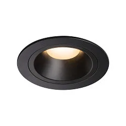 LED Deckeneinbauleuchte NUMINOS DL M, 3000K, IP20, 20°, 1500lm, UGR 19, Schwarz / Schwarz