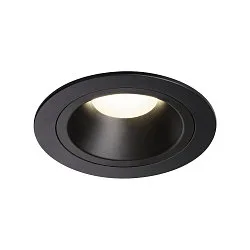 LED Deckeneinbauleuchte NUMINOS DL M, 4000K, IP20, 20°, 1600lm, UGR 19, Schwarz / Schwarz