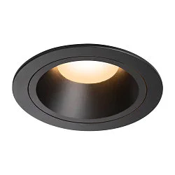 LED Deckeneinbauleuchte NUMINOS DL L, 2700K, IP20, 20°, 2150lm, UGR 20, Schwarz / Schwarz