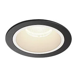 LED Deckeneinbauleuchte NUMINOS DL L, 4000K, IP20, 40°, 2450lm, UGR 19, Schwarz / Weiß